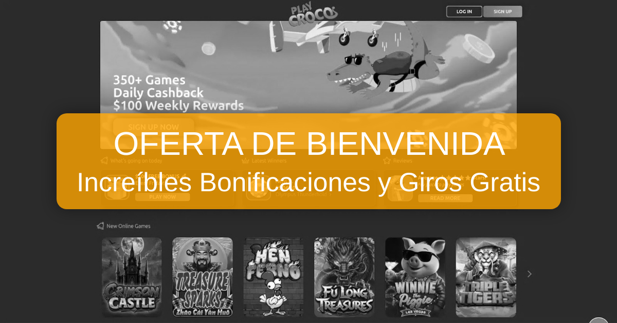 Play Croco Casino y su bono de bienvenida